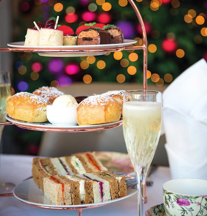 FESTIVE AFTERNOON TEA Relax after your Christmas shopping or perhaps just enjoy an excuse to meet up with friends or colleagues.