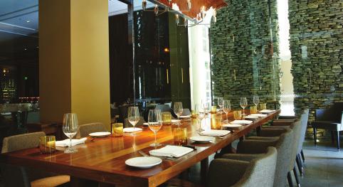 000++ MIN SPEND LARGE PRIVATE DINING ROOM SEATS 35-42 ON A "T" SHAPED TABLE