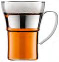 Porcelain Cups Coffee & Tea Glasses BISTRO Mug Tree Plastic, Set with glass mugs Space saving design to keep your mugs