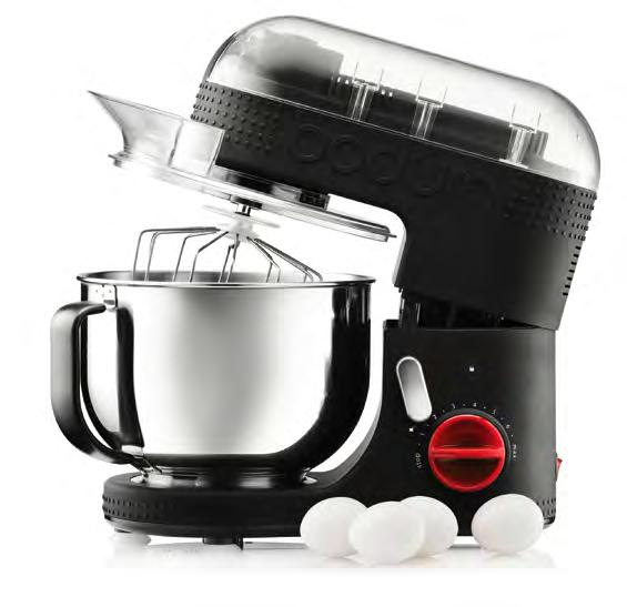 Stand Mixer The Stand Mixer effortlessly takes care of blending, mixing, and kneading your dough as well as whipping cream and beating egg whites.