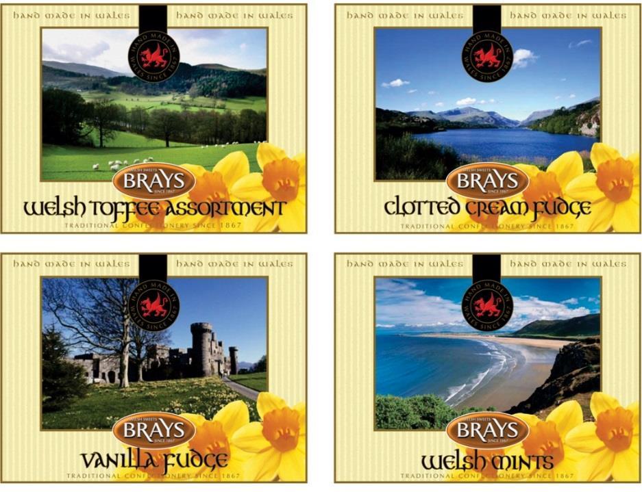 40 Daffodil Gift Boxes 720 Clotted Cream Fudge 150g x 24 5014039950002 2.