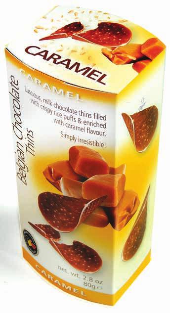 cavity 24 Chocolate Thins per pack Blister