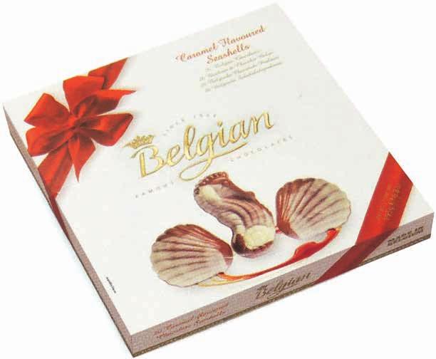 FLOW WRAPPED Vanilla Chocolate Seashells 195g The Belgian extends its successful seashells