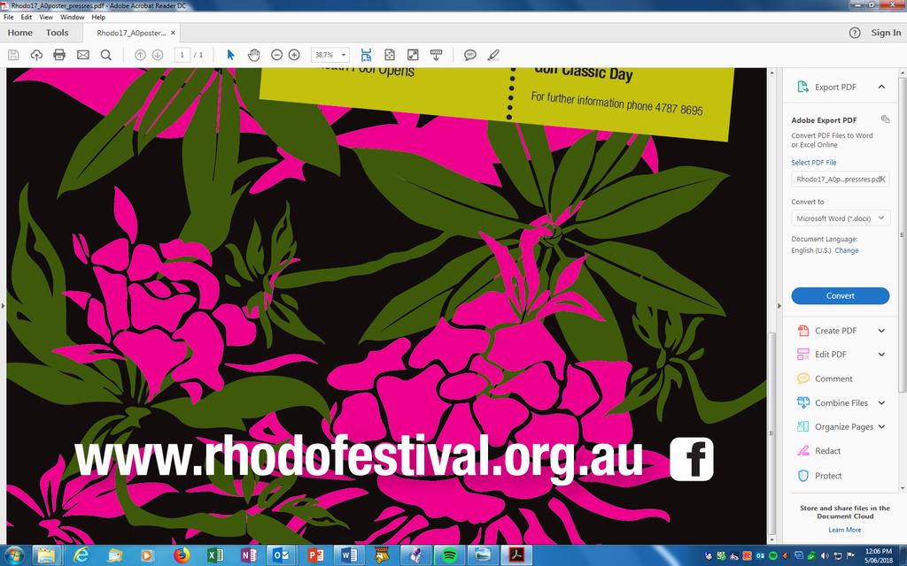 BLACKHEATH RHODODENDRON FESTIVAL 2018 November 3rd Blackheath Rhododendron Festival Committee INC. PO Box 32 Blackheath NSW 2785.