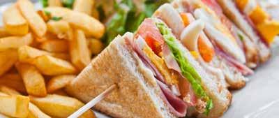 Served with French Fries, Cole Slaw and a Pickle TURKEY HOAGIE ROAST BEEF & SWISS HOAGIE TUNA SALAD HOAGIE CHICKEN SALAD HOAGIE CHEESE STEAK HOAGIE CHICKEN CHEESE STEAK HOAGIE CLUB SANDWICHES $8.