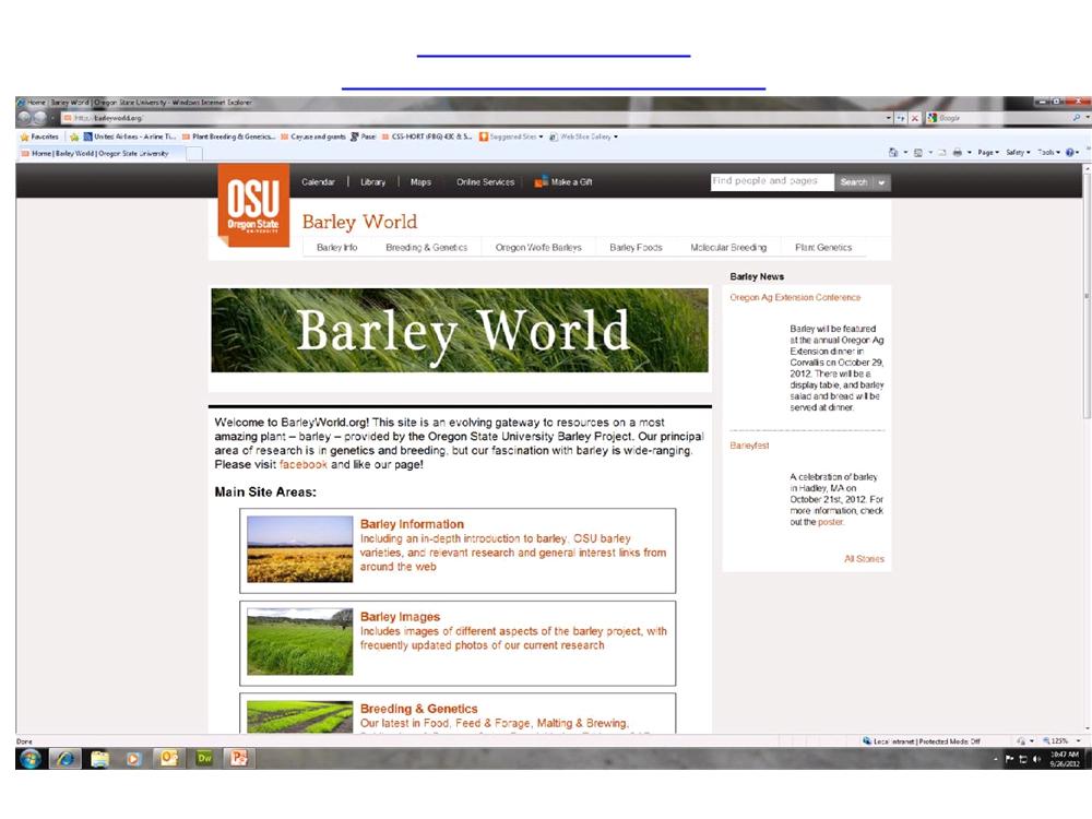 www.barleyworld.org www.