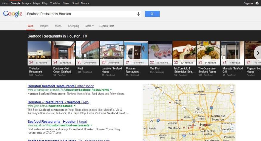 1 GOOGLE S IMAGE CAROUSEL DOMINATING LOCAL SEARCH RESULTS Google's Image Carousel is now live and seems to be dominating a large number of Local Queries via a desktop.