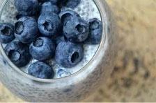 Day 2 Blueberry Chia Seed Pudding (makes 3 servings) 2 cups coconut milk (such as Pacific Organic Unsweetened Coconut Milk not full-fat canned coconut milk) 1/2 cup chia seeds 1/2 tsp vanilla extract
