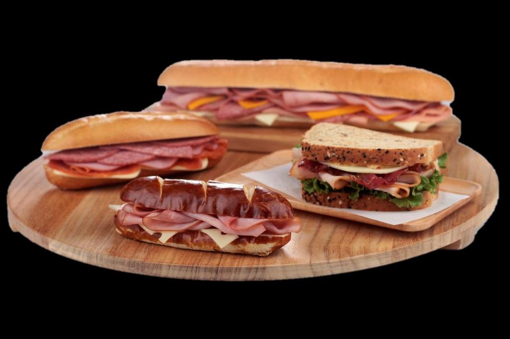 We can work with you on customizing a unique sandwich combination just for you and your customers to enjoy.