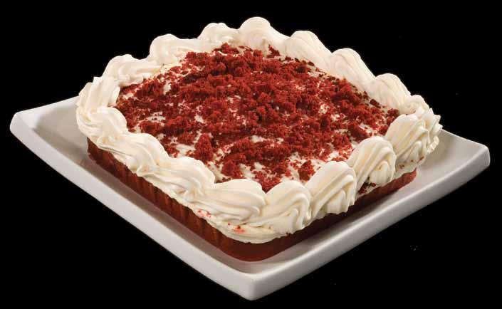 00 Serves 16 S-111 RED VELVET CAKE* The deep beautiful