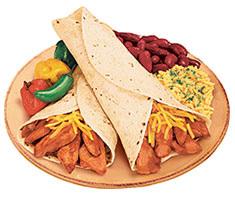 bbq chicken wrap 4 package Jack Daniel s EZ Marinader, Mesquite pound boneless, skinless chicken breast tablespoon vegetable oil cup shredded Cheddar or Pepper Jack cheese warmed 8 to 9-inch flour