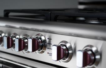 range * Available in Natural Gas and Liquid Propane GCR305 30" five burner gas convection range w/ wok burner AVAILABLE ACCESSORIES Conversion kits CRK30 cabernet red