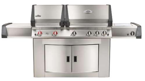 Features: 107,000 BTU s Primary cooking area: 750 sq. in.