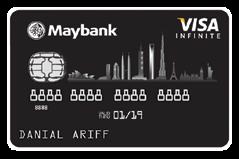 Terms & Conditions of Promotional Offers A valid Maybank Visa Infinite Card must be presented and payment must be charged to the card to enjoy the of fers and privileges.