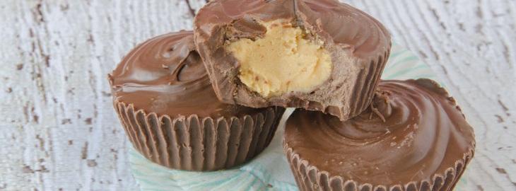 NSK Chocolate Peanut Butter Cups 5 ingredients 30 minutes 4 servings 1. Combine melted coconut oil, cacao powder, maple syrup in small bowl and whisk to combine well. 2.