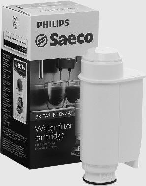INTENZA+ water filter installation ENGLISH 17 We recommend you to install the INTENZA+ water filter as this prevents lime scale to build up in your machine and preserves a more intense aroma to your