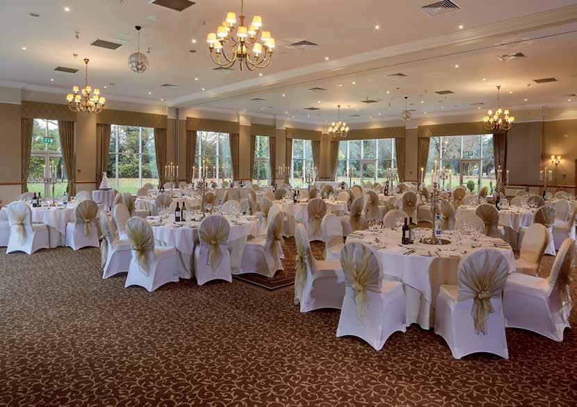 The stunning function rooms and gardens are the perfect setting for the wedding and civil