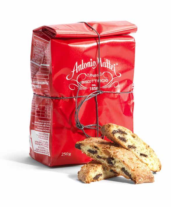 biscuits BS635 - Antonio Mattei Cantucci Chocolate 12 x 250g BS631 - Antonio