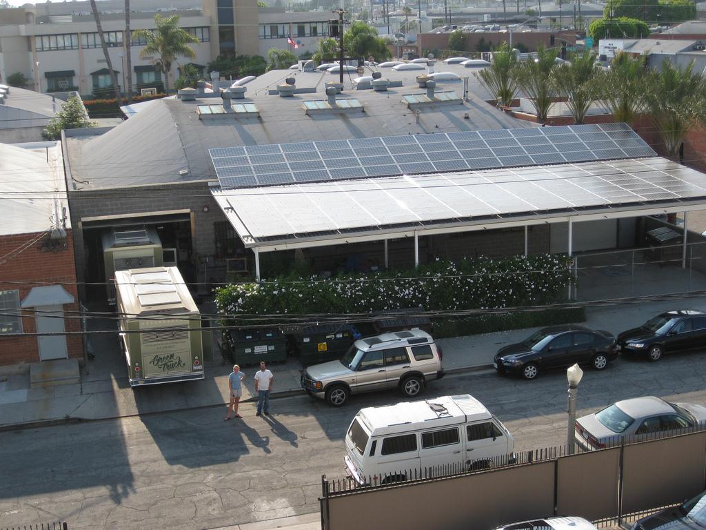 Green Truck's hub is its very own solar-powered, state-of-the-art commissary in West Los Angeles.
