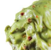 Gives bread snacks with and without meat a typical South American flair. 410093 Avocadospread A wonderfully smooth cream with South American flair.