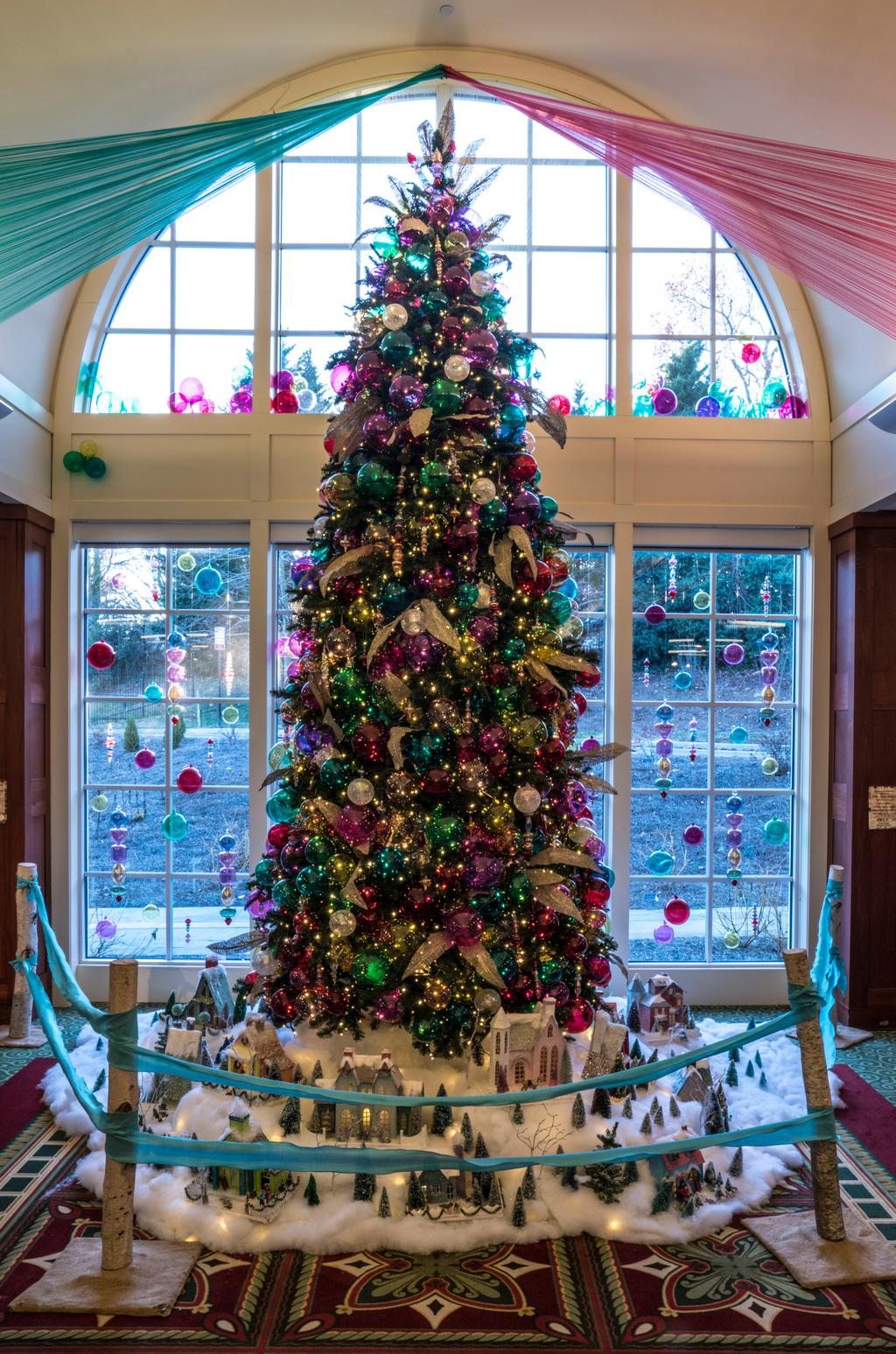 Holiday Tree, Library INDOOR DISPLAYS Visit the Kelly Education Center to view beautiful holiday trees creatively decorated by