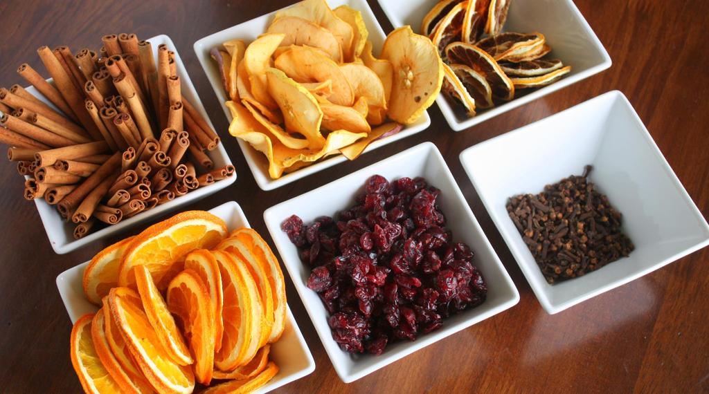 great gifting ideas build your own holiday potpourri bar mason jar/ribbon dried cranberries dried oranges dried apple