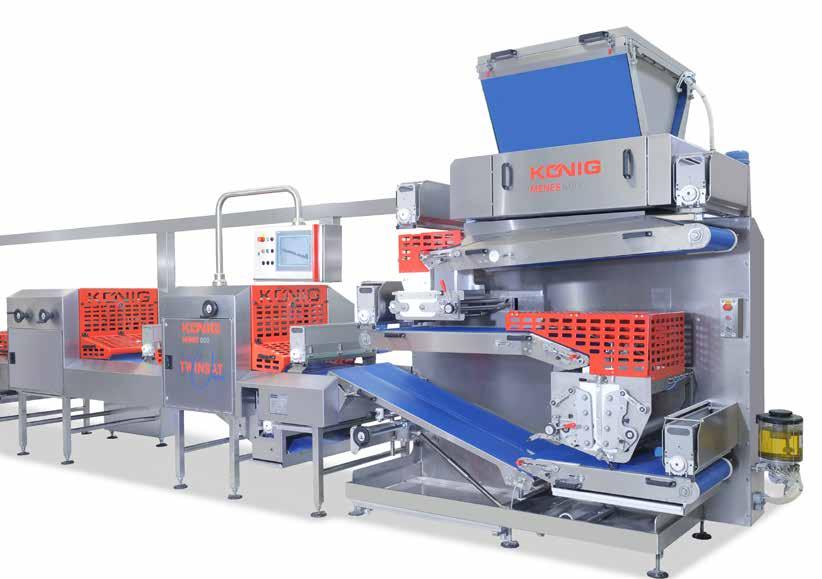 THE EXPECTED REVOLUTION IS TAKING PLACE. NOW! Menes - the modular milestone for pastry and bread. available in working widths 600 mm 800 mm 1200 mm 1600 mm The Menes with a hourly capacity of up to 2.