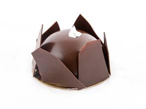 8 Rich, sticky dark chocolate centre CHOCOLATE
