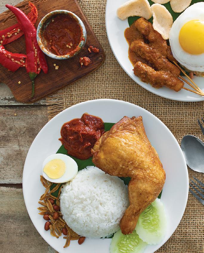 RICE Rice is a staple of the typical Malaysian diet.