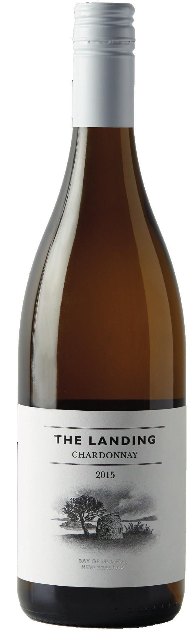 THE LANDING CHARDONNAY 2015 Grown on the coastal slopes overlooking the Bay of Islands, the 2015 Chardonnay is an expression of citrus, stonefruit and fine oak flavours, with a long and delicious
