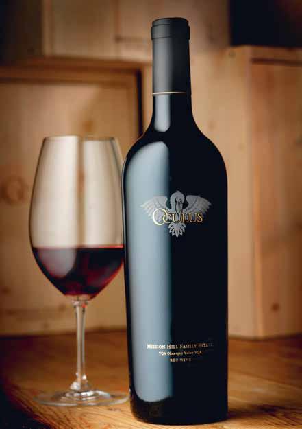 Oculus is a Bordeaux-style wine produced by Mission Hill and plunged into planting.