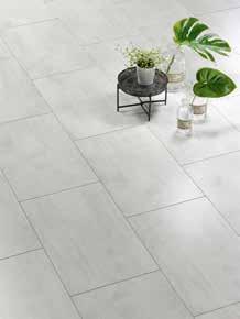 Medina 12 mm Tile dimension A very exclusive tile collection. Very hardwearing tiles for heavy loads. Improved sound insulation. In four bevels to emphasize the tile effect.