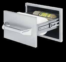 built-in accessories drawers clever concealment We design our built-in access doors and storage drawers with the same attention to detail as our premium grills and accessories.