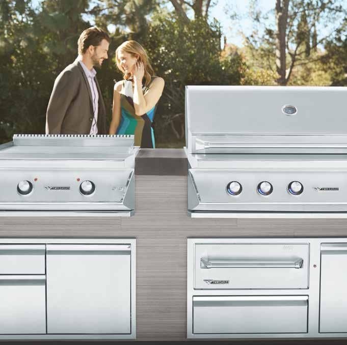 engineered for precision. designed for style. step into an aficionado s outdoor kitchen.