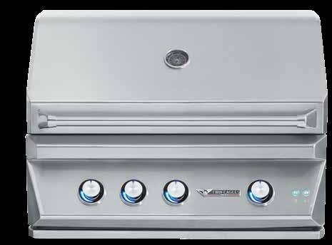 contact n Zone dividers to regulate different temperatures n Reliable hot surface ignition n Easy-to-open hood assist system n Interior lights with hood-activated light switch for nighttime grilling