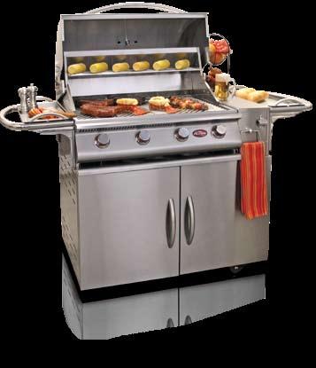 A La Cart Part Number: BBQ10245-KDS Shown with 3 Burner G3 Grill A La Cart Plus Part Number: BBQ10345-KDB Shown with 4 Burner G4