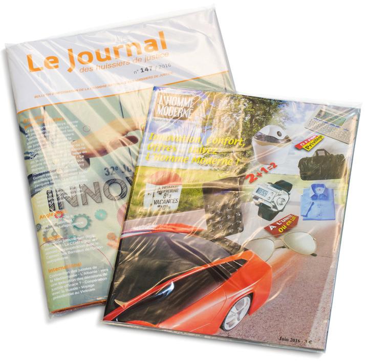 Flow Wrap Package TP 302 Magazines and newspapers Co-extruded high transparency film Excellent gloss and clarity Available in 20-30µ Excellent mechanical properties Both
