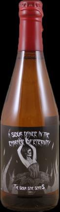 A SOUR DANCE IN THE EMBRACE OF ETERNITY 50 CL THIS SOUR BEER IS BREWED FOLLOWING THE CHAMPANOISE METHOD (BIERE DU CHAMPAGNE).