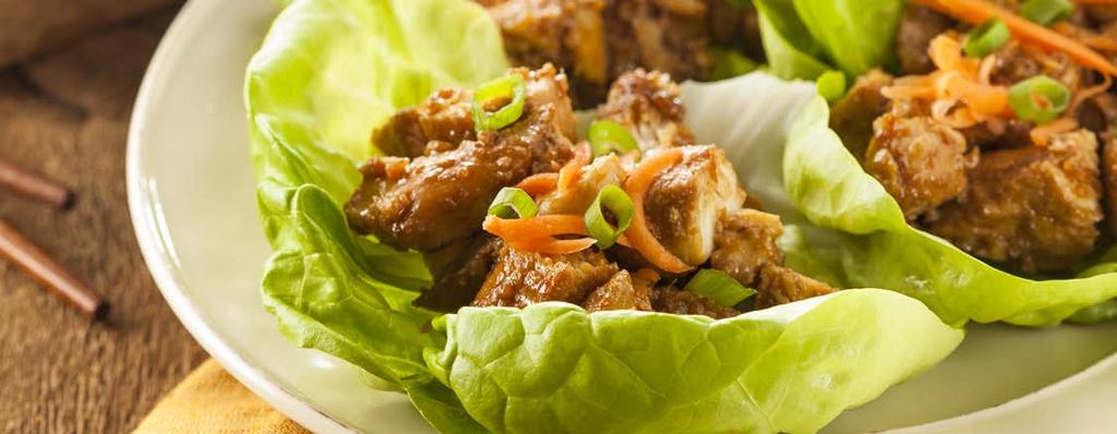 Asian Chicken and Quinoa LETTUCE WRAPS COOK TIME 45 MINUTES 4 POST WORKOUT INGREDIENTS// 1 lb chicken breasts; marinated, sautéed and shredded 2 Tbsp olive oil 3 Tbsp soy sauce (gluten-free if you d
