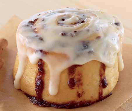 Coupon included on every Cinnabon Cinnamon Roll box top BUY ONE CINNAMON ROLL GET ONE FREE! for use at any participating Cinnabon Bakery.