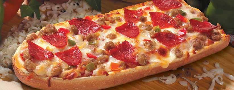 362 - Supreme French Bread Pizza Pizza de