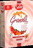 A choice of different flavours makes GRANOLA an ideal part of a tasty and healthy breakfast for the whole family.