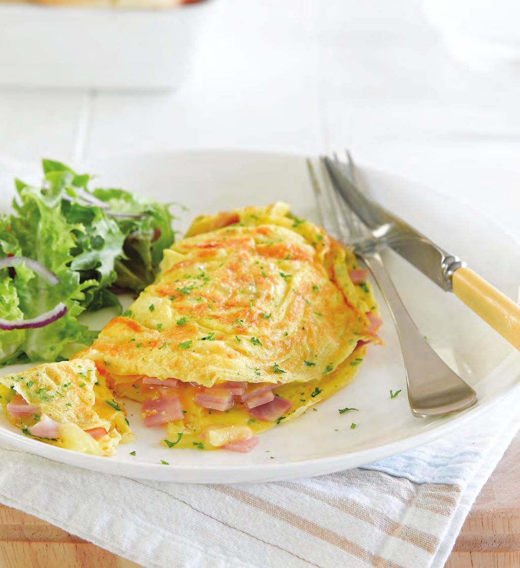 Gluten Free 1 2 40 3 SECS SERVES EGGS PREP COOK The Egg Guy s 40 Second Omelette 2 Eggs per person 1 Tbsp butter or margarine 2 Tbsp of water ¼ ½ Cup filling of your choice Salt and pepper Beat eggs