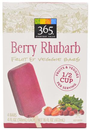 CAKE, PASTRY & SWEET GOODS is the top product sub-category for rhubarb flavored new products.