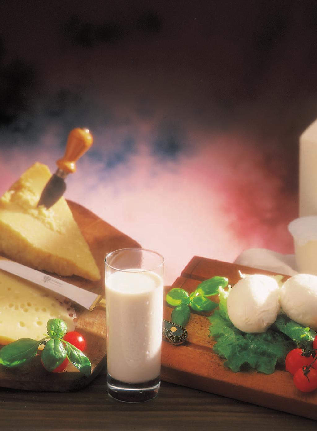 Milk and By-products Dairy products are fundamental to maintain a complete nutritional balance.