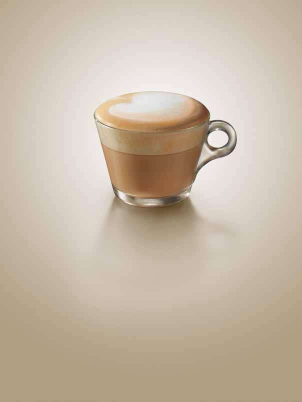 Cappuccino Made from espresso, hot milk and steamed milk foam, the perfect cappuccino is now right in your kitchen.