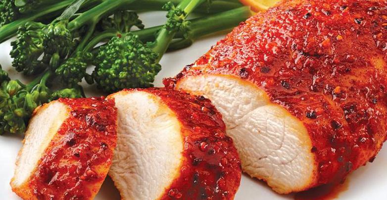GARLIC SRIRACHA HONEY GLAZED CHICKEN MAKES 4 SERVINGS 4 boneless, skinless chicken breasts 1 to 2 tablespoons Weber Garlic Sriracha Seasoning 1 tablespoon butter OR margarine, melted 2 tablespoons