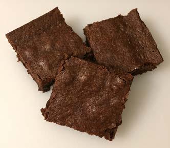 RECIPE: Brownies From 4-H Cooking 101, page 67 Yield: 16 squares Equipment 1/2 cup sifted all-purpose flour Non-stick cooking spray 1/3 to 1/2 cup cocoa Flour sifter 1/3 cup butter or margarine Waxed