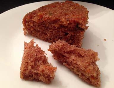 RECIPE: Carrot or Zucchini Cake From 4-H Cooking 301, page 119 Yield: 16 servings Equipment 2 cups flour 9 x 13 baking pan or 2 cups sugar 2 8-inch or 9-inch round cake pans 2 teaspoons baking soda