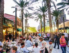 The Downtown area is a pedestrian-friendly neighborhood with more than 350 merchants including some of South Florida s most